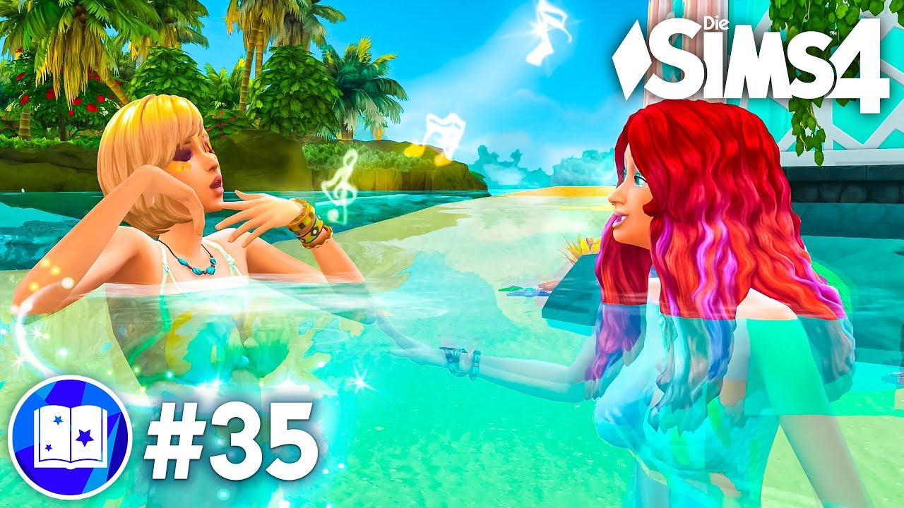 Besuch im Meerjungfrauen Haus 🧜‍♀️🏝 | Let's Play Die Sims 4 Reich der Magie Gameplay Pack #35
