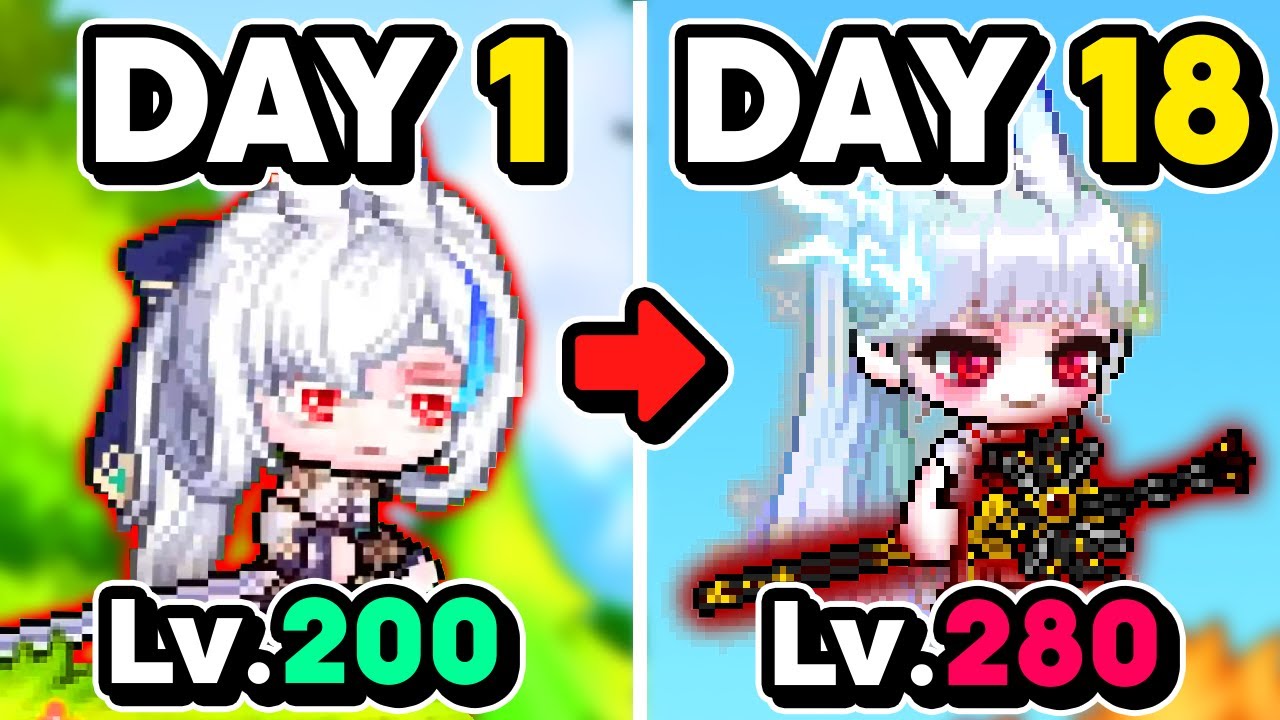 Как я освободился за 18 дней — Мировой прогресс MapleStory Challenger