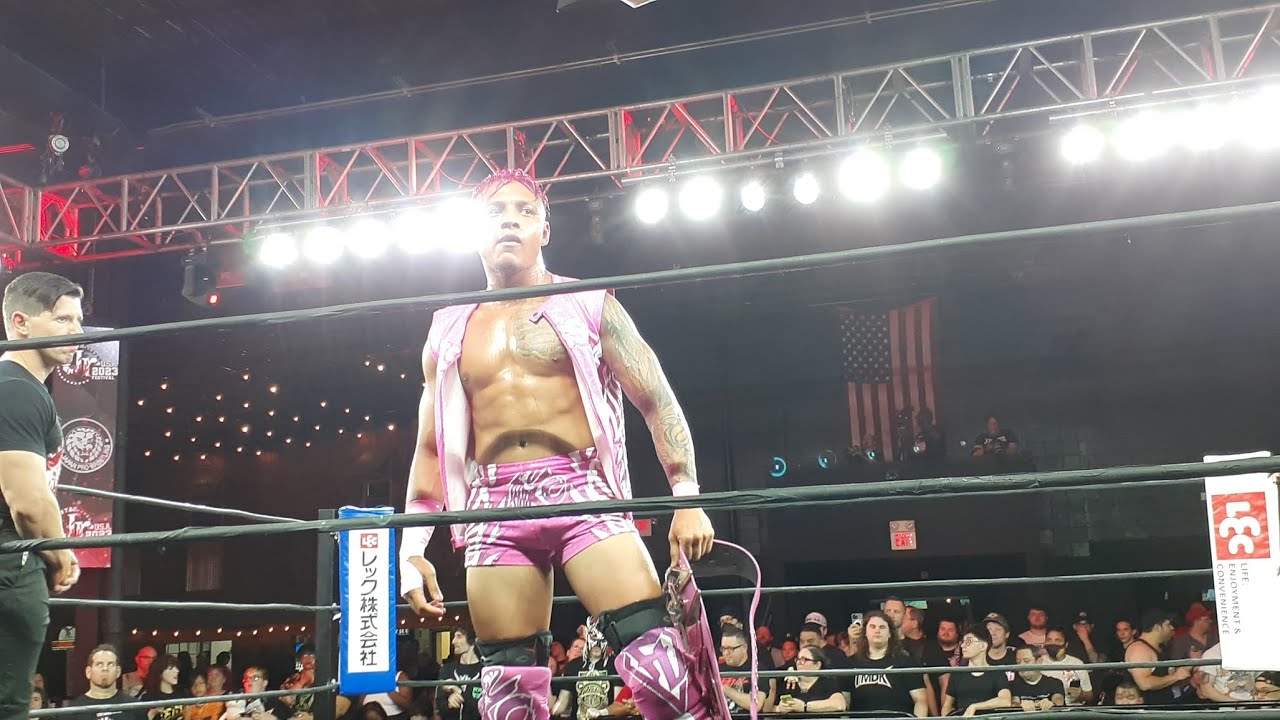 KC Navarro&nbsp;Entrance NJPW All Star Juniors Festival USA Philadelphia, PA 8-19-23 ECW Arena
