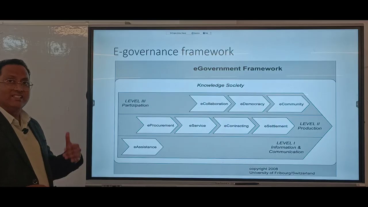Lecture on e-governance by Dr. Vivek Kumar
