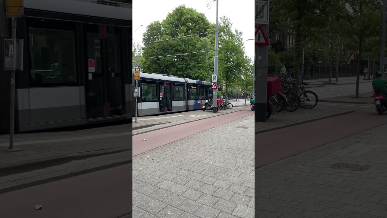 Tram 7 leaves halt #citadis #tram #ret