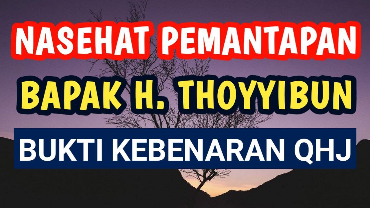 NASEHAT PEMANTAPAN AGAMA PAK TOYIBUN GENERASI PENERUS LDII