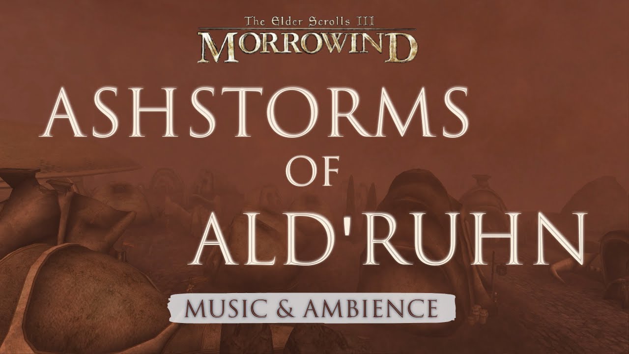 Ashstorms of Ald'ruhn | Morrowind Music & Ambience | 3 Hours