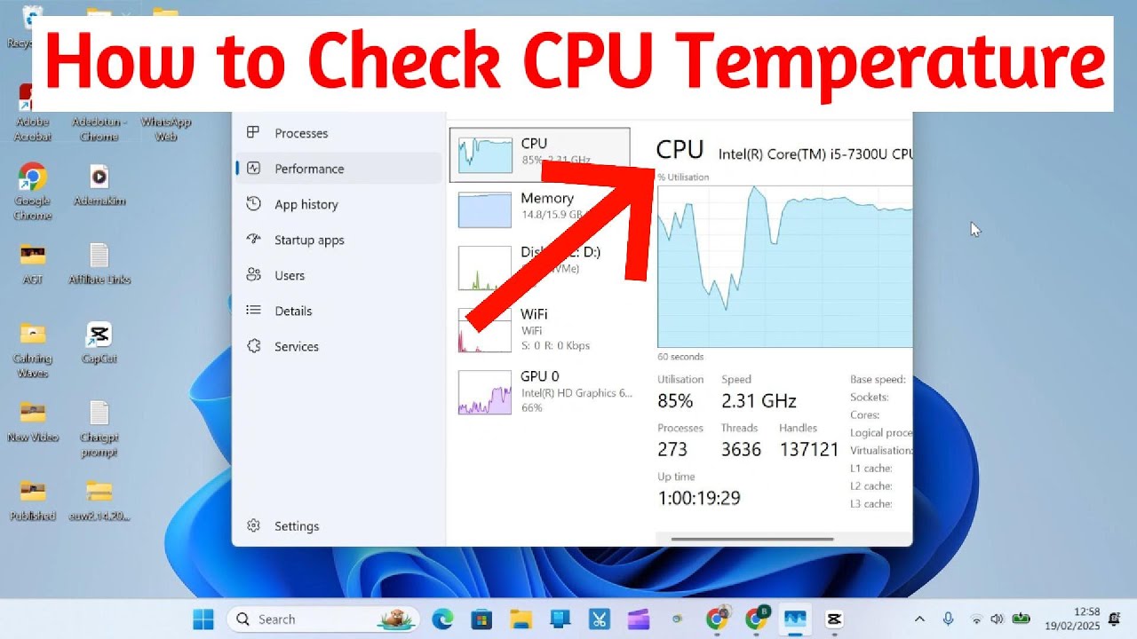 How to Check CPU Temperature on Windows 10/11