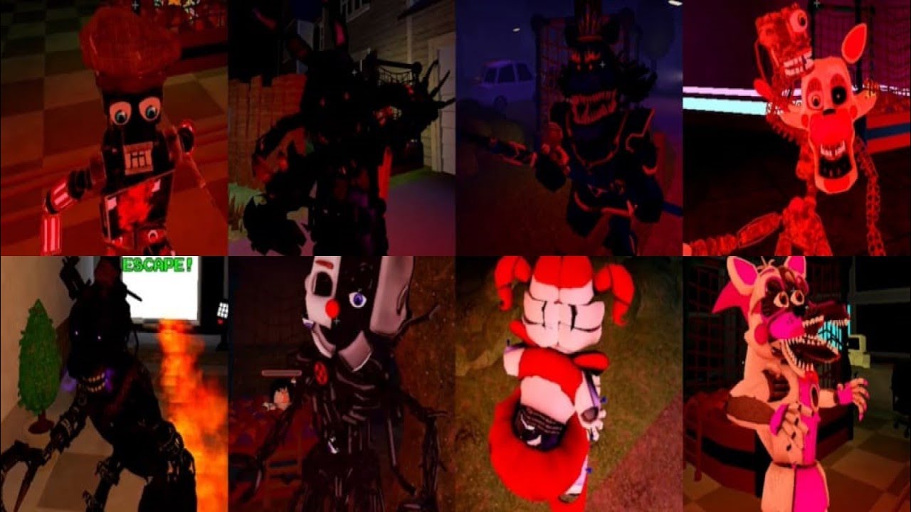 1 HOUR OF ANIMATRONIC GAMEPLAY🤑 - Five Nights Hunted
