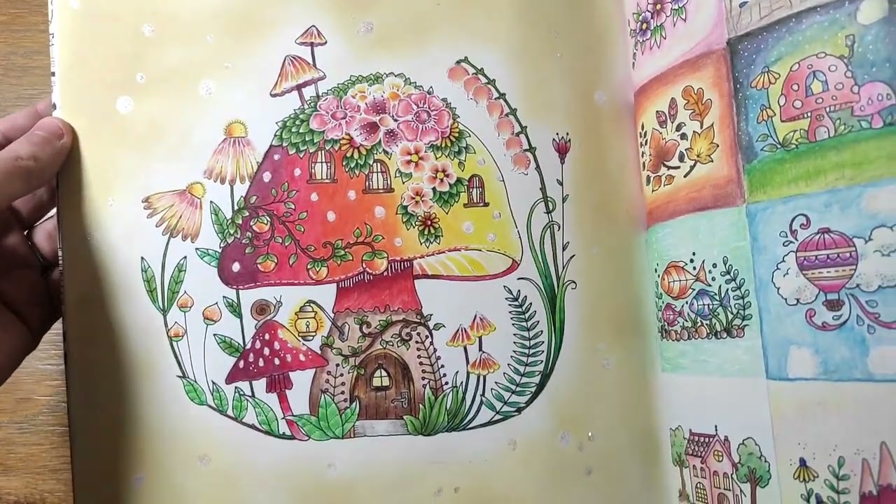 Johanna Basford Completed Pages Part 7 (Worlds of Wonder)