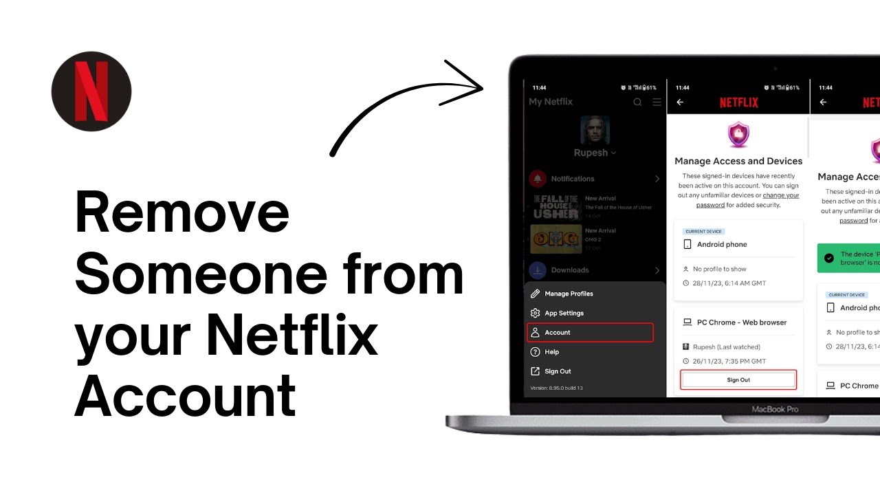How to Remove Someone from your Netflix Account
