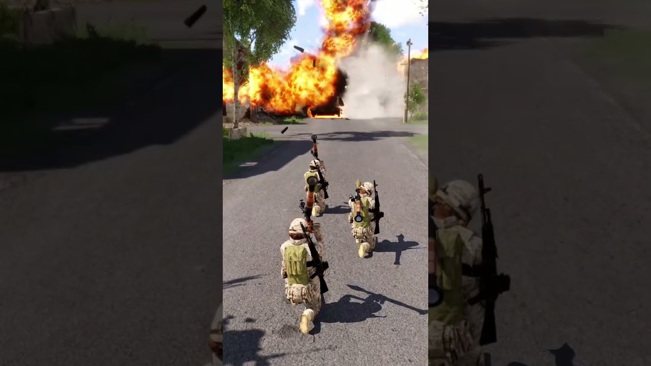 Опасная зона танковых боевых действий 