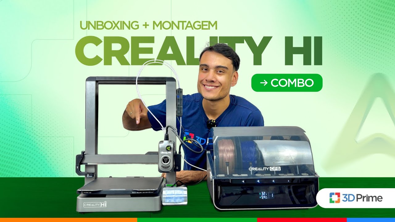 CREALITY HI COMBO! Passo a passo detalhado!