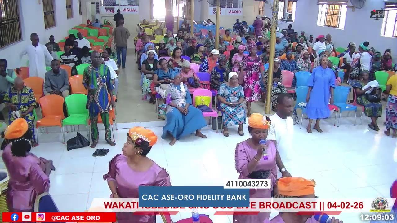 WAKATI IGBEDIDE SINU OGO LIVE BROADCAST | 04-02-26