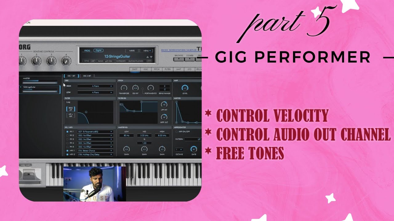 Gig Performer Part 5 தமிழில்  | Velocity Tones அமைப்பது எப்படி..? | Control Audio Output Port |