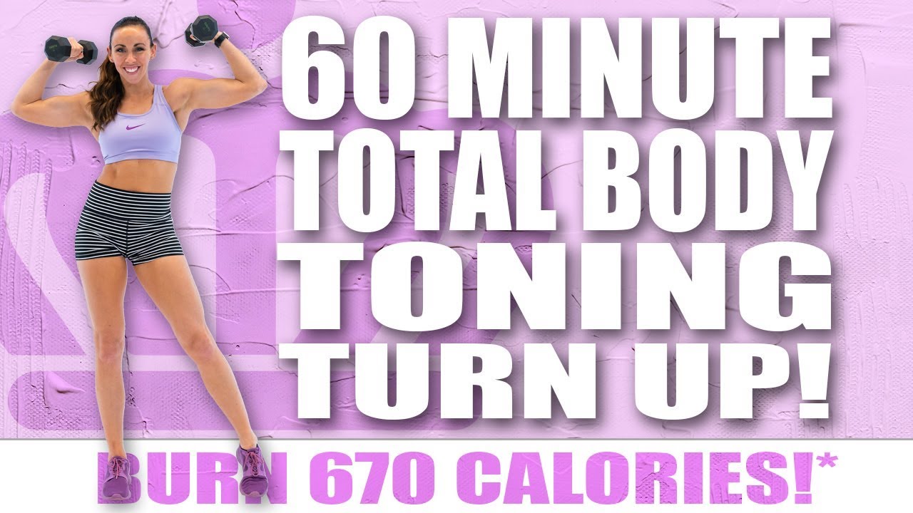 60 MINUTE FULL BODY TONING WORKOUT! 🔥670 Calories! 🔥Sydney Cummings