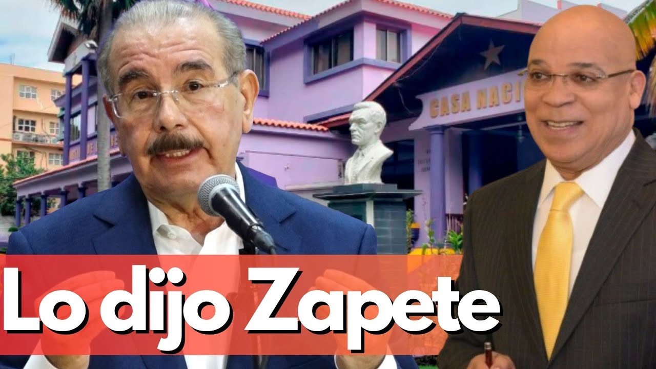 Zapete lo dijo 5 a&ntilde;os atr&aacute;s: Danilo destruir&aacute; al PLD como Hip&oacute;lito destruy&oacute; al PRD.