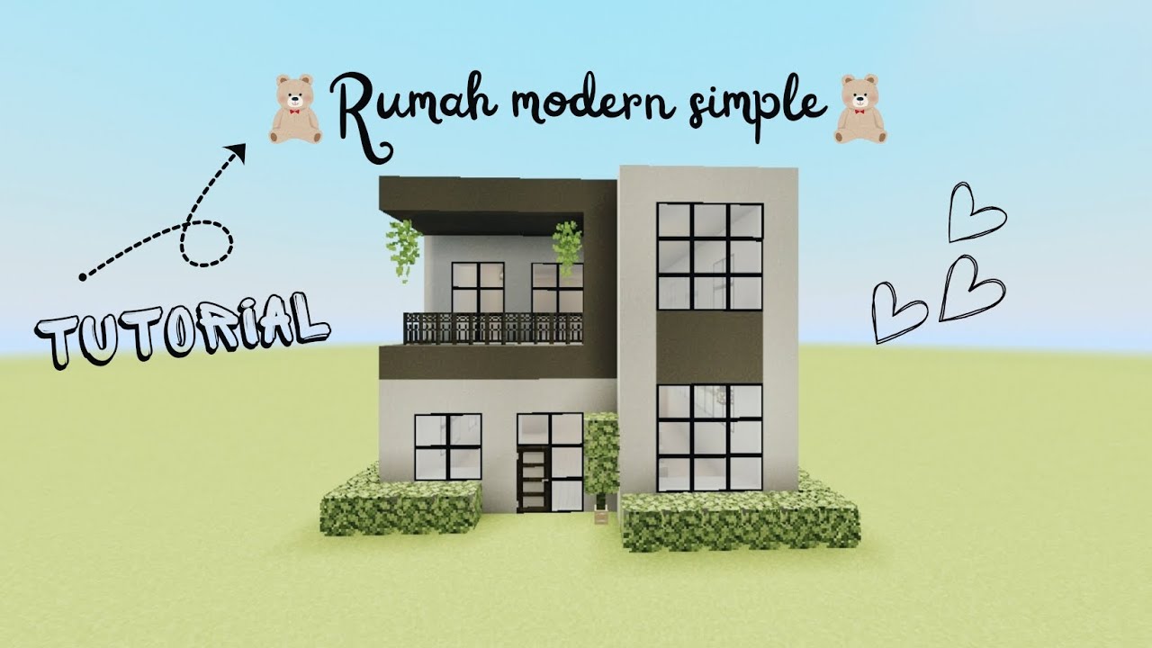 Building a modern house [Kawaii world] Part 1 #kawaiiworld2023 #minecraft #tutorial #building #house
