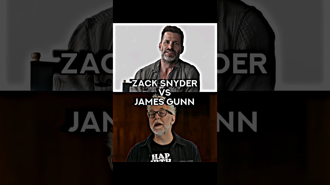 Zack Snyder vs James Gunn #shorts #zacksnyder #jamesgunn #dceu #dcu #director #youtubeshorts #1v1