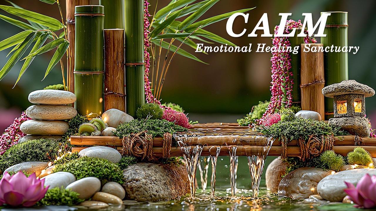 Peaceful Lotus Pond 🌸 Deep Relaxation & Water Sounds