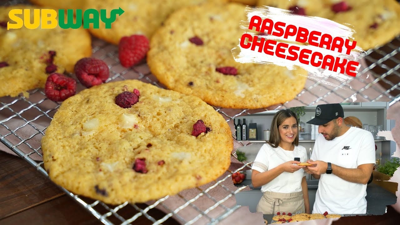 Subway-Woche #6 Raspberry Cheesecake Cookies - original wie bei Subway / Käsekuchen-Cookies