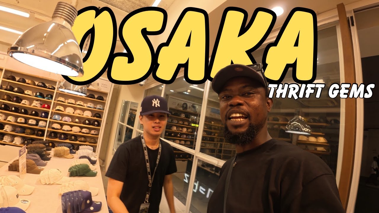 Thrifting in Japan 🇯🇵- Exploring Osaka's Thrift Shops in American 🇺🇸 Village