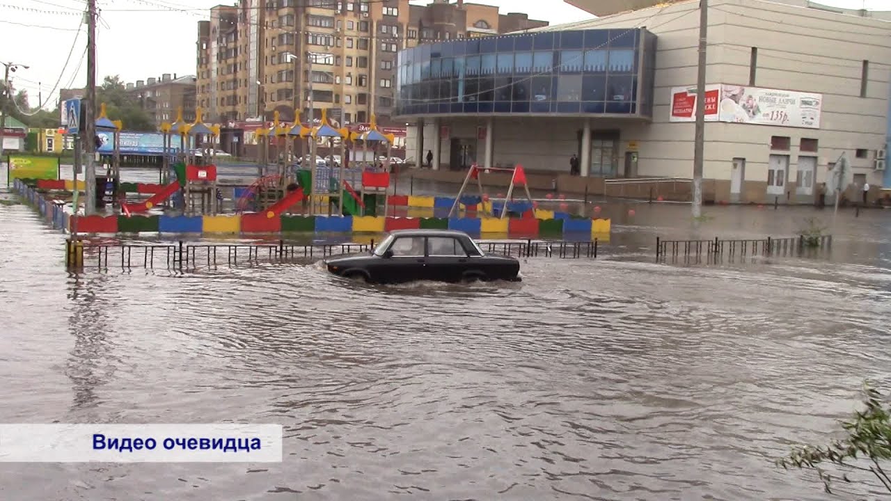 Копейск прославился на всю область огромной лужей в центре города