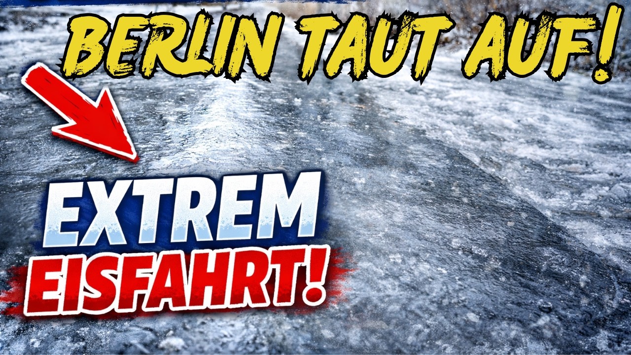 Berlin taut auf! ❄️ Extreme Eisfahrt mit dem E-Bike 🚲