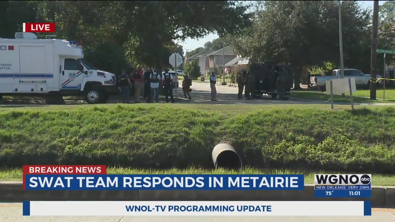 JPSO deputies on scene of Metairie SWAT roll