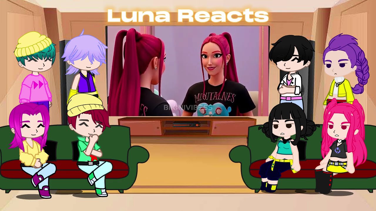 K-Pop Demon Hunters React To Themeselves / Memes / TikToks / Saja Boys / Huntrix / Gacha React