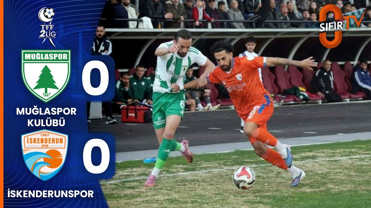 Muğlaspor Kulübü 0 - 0 İskenderunspor A.Ş. | Maç Özeti