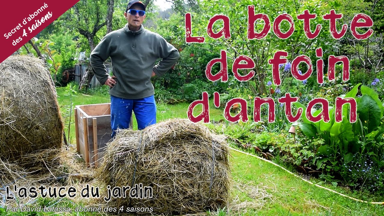 Réaliser une botte de foin à l'ancienne - Astuce de jardinier