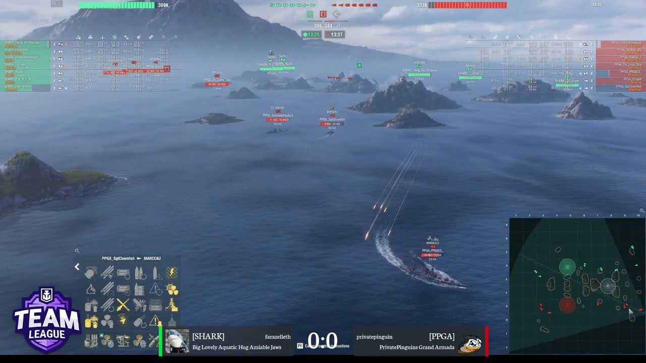 WoWs Team League - Season 7. SHARK vs PPGA [Playoffs Round 3]