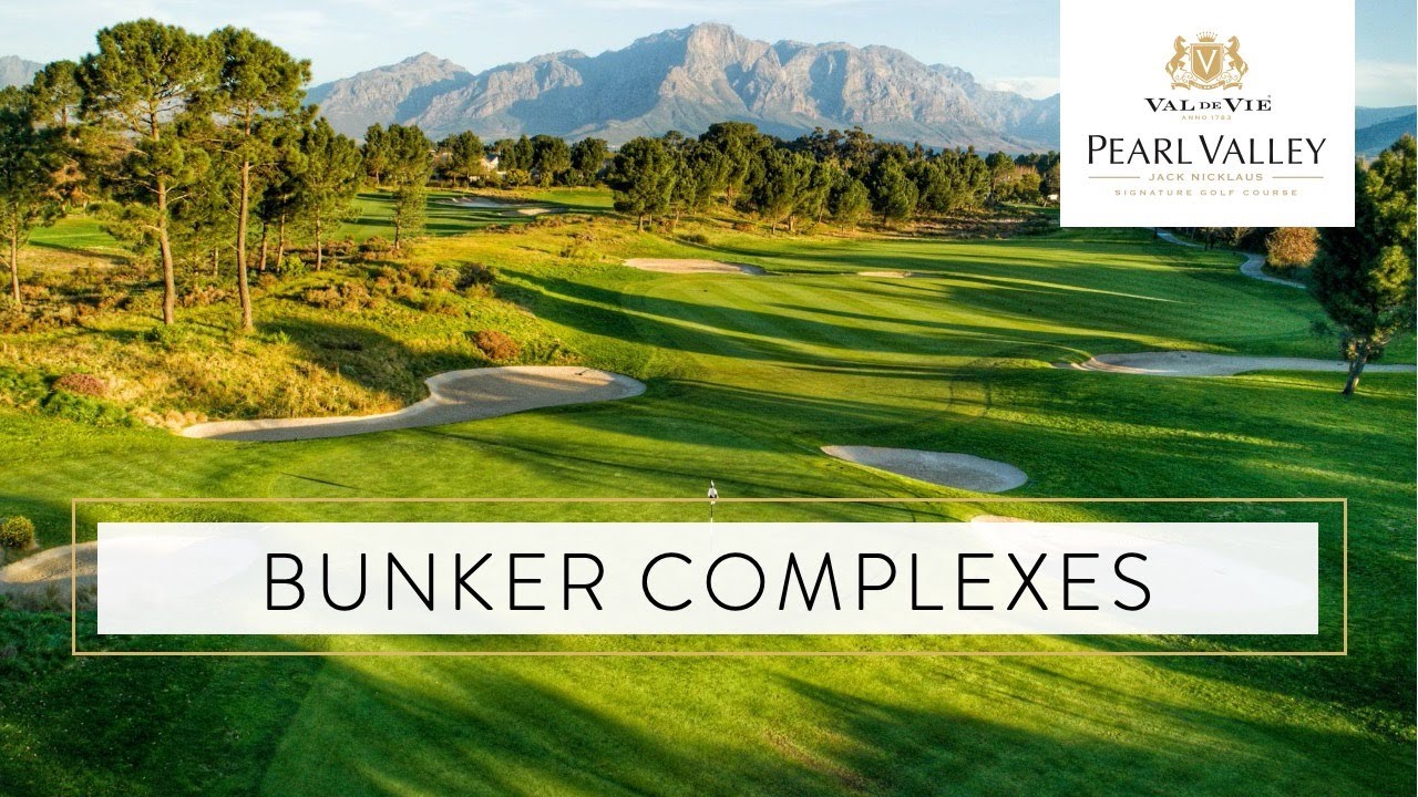 World-class bunkers on the Pearl Valley Jack Nicklaus Signature golf course