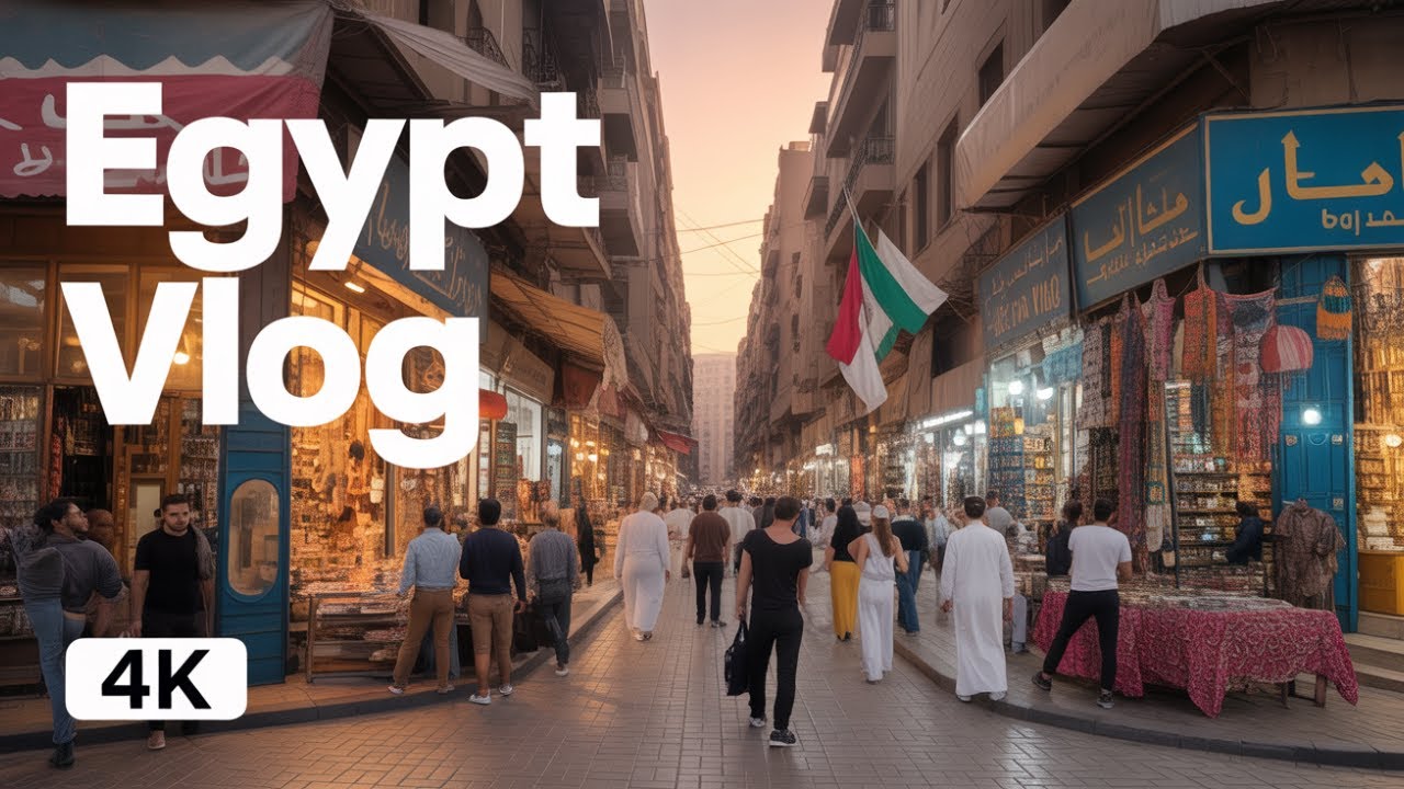 Egypt vlog "Exploring Diana Market in Cairo 🇪🇬 | Authentic Egyptian Street Vlog in 4K"