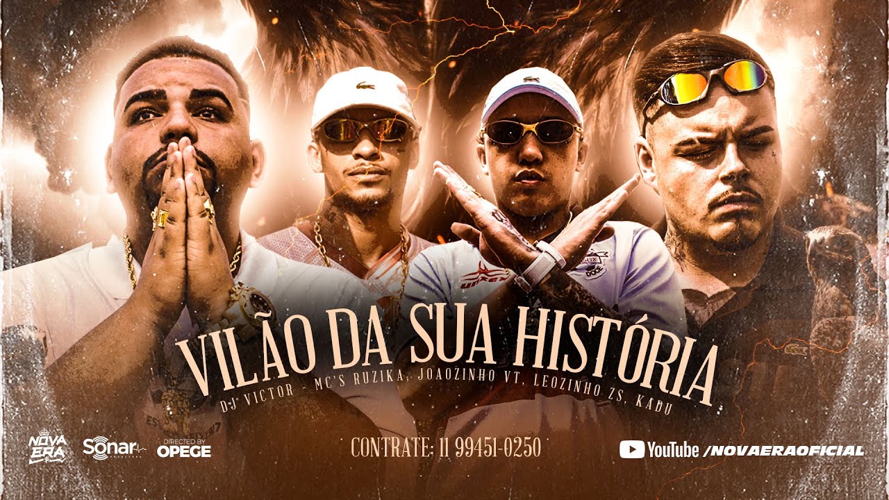 ''VIL&Atilde;O DA SUA HIST&Oacute;RIA'' Mc's Ruzika, Joaozinho VT, Leozinho ZS, Kadu (Clipe Oficial) DJ Victor