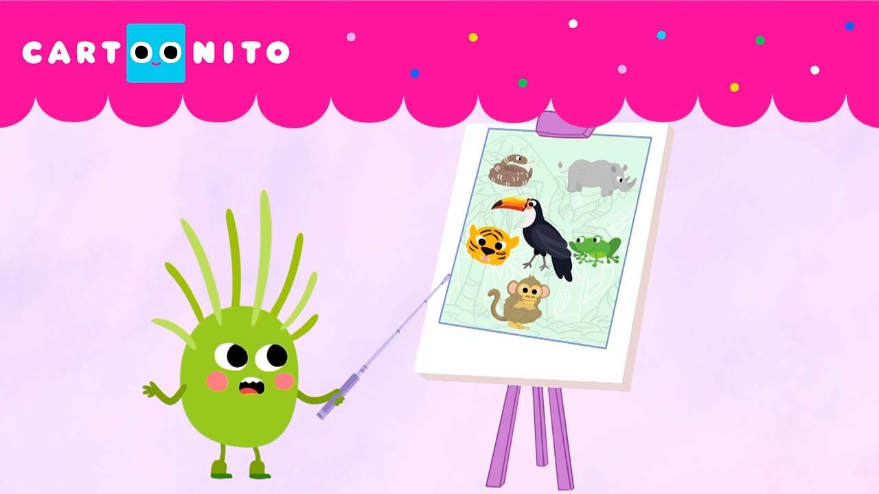 APRENDIENDO SOBRE LA NATURALEZA Y LOS ANIMALES | HEY FUZZY YELLOW | CARTOONITO
