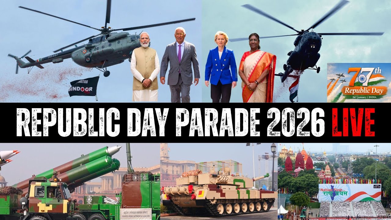 Republic Day Parade 2026 Live From Kartavya Path | 77th RD Parade | Indian Army | Indian Navy | IAF