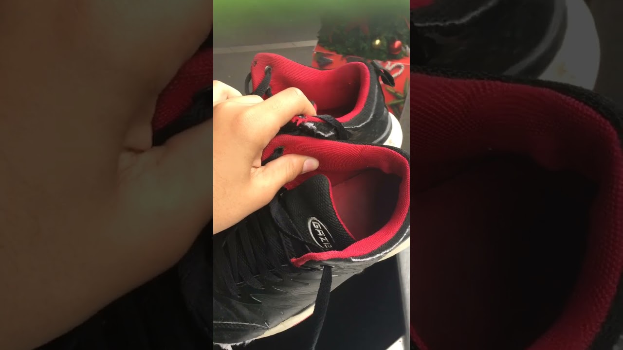Trashing my old shoes (voice reveal)