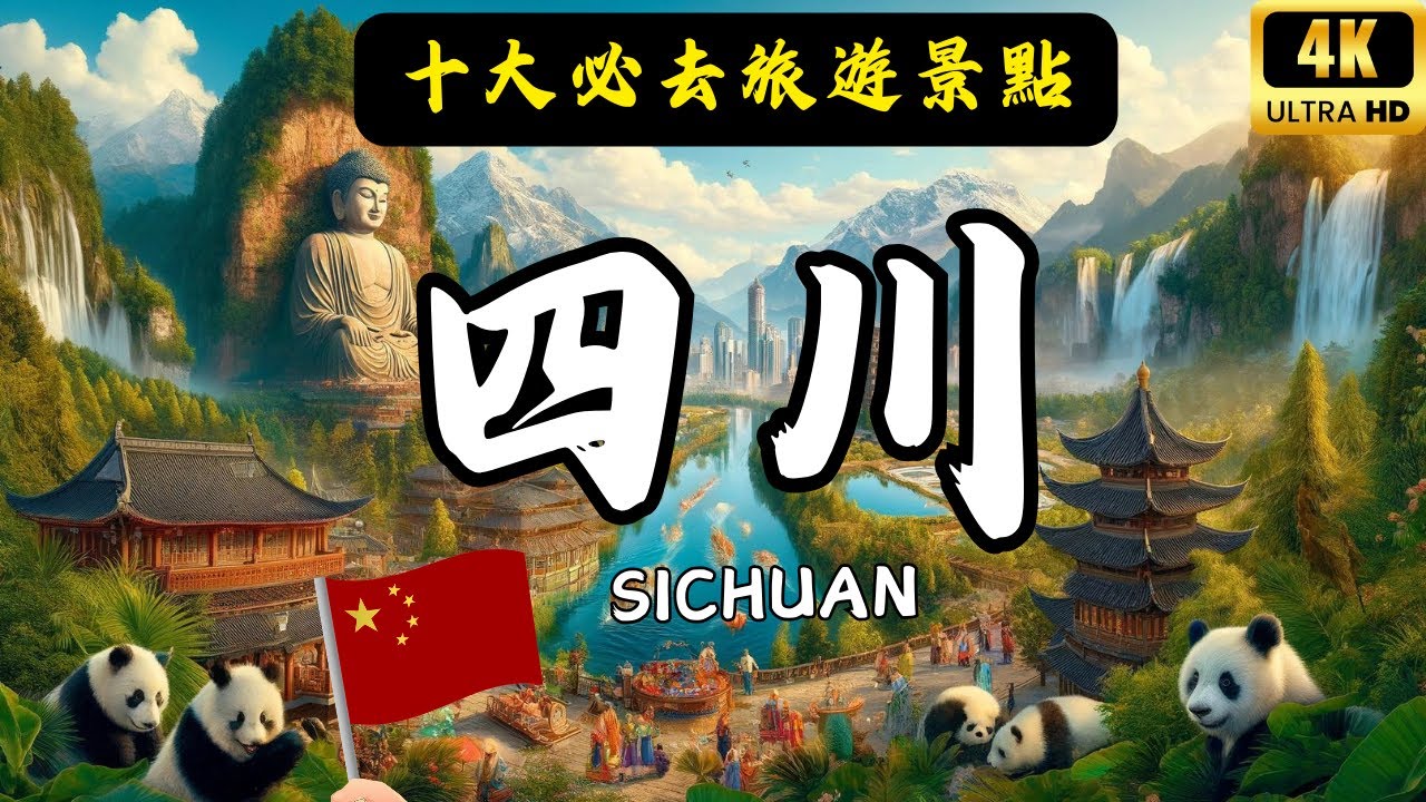 中國四川必去10大旅遊景點推薦，你去過幾個？ | 中國旅遊 | China Sichuan Natural Wonders 