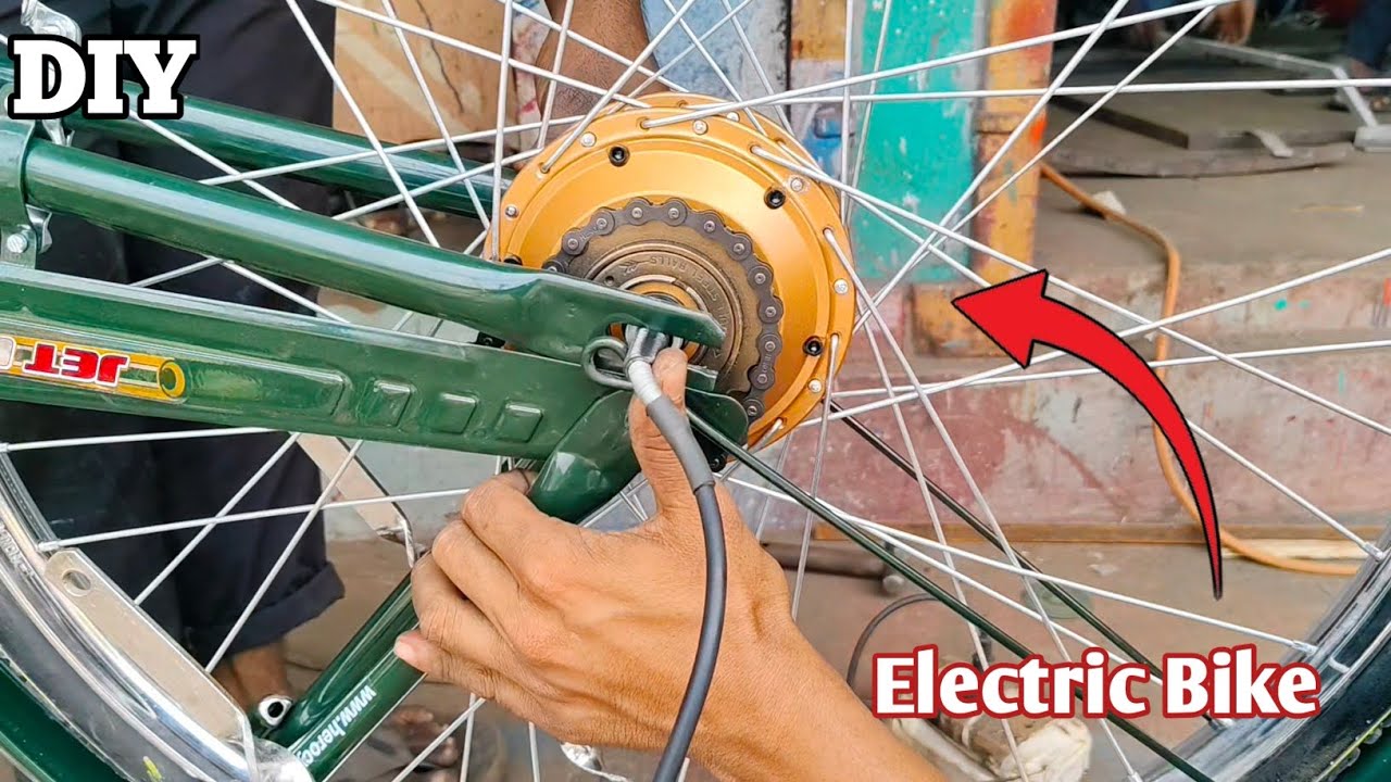 Electric bike using hub motor | hub motor kit in bicycle 