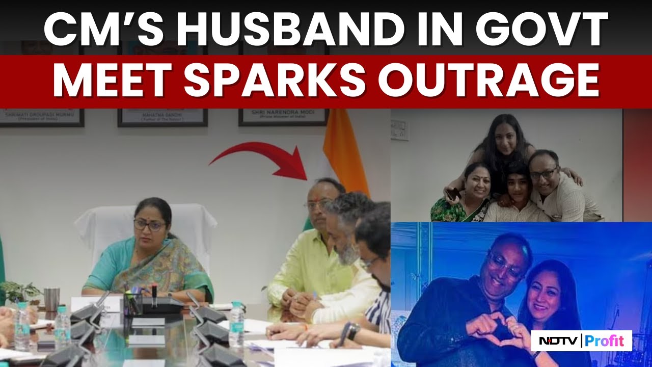 Political Row Erupts Over Delhi Chief Minister Rekha Gupta's Husband In Govt Meeting