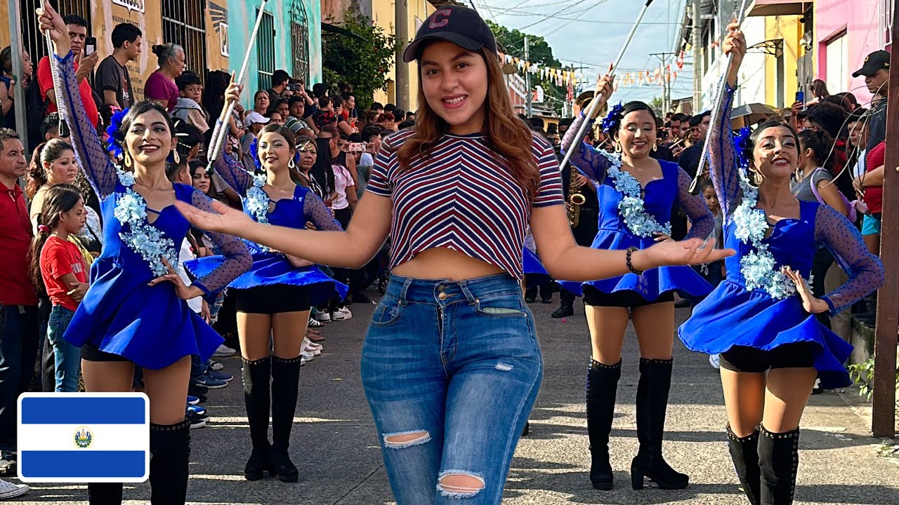 DESFILE de CORREO de las FIESTAS de CHALCHUAPA 2024 🇸🇻 SANTA ANA | Celinaz El Salvador