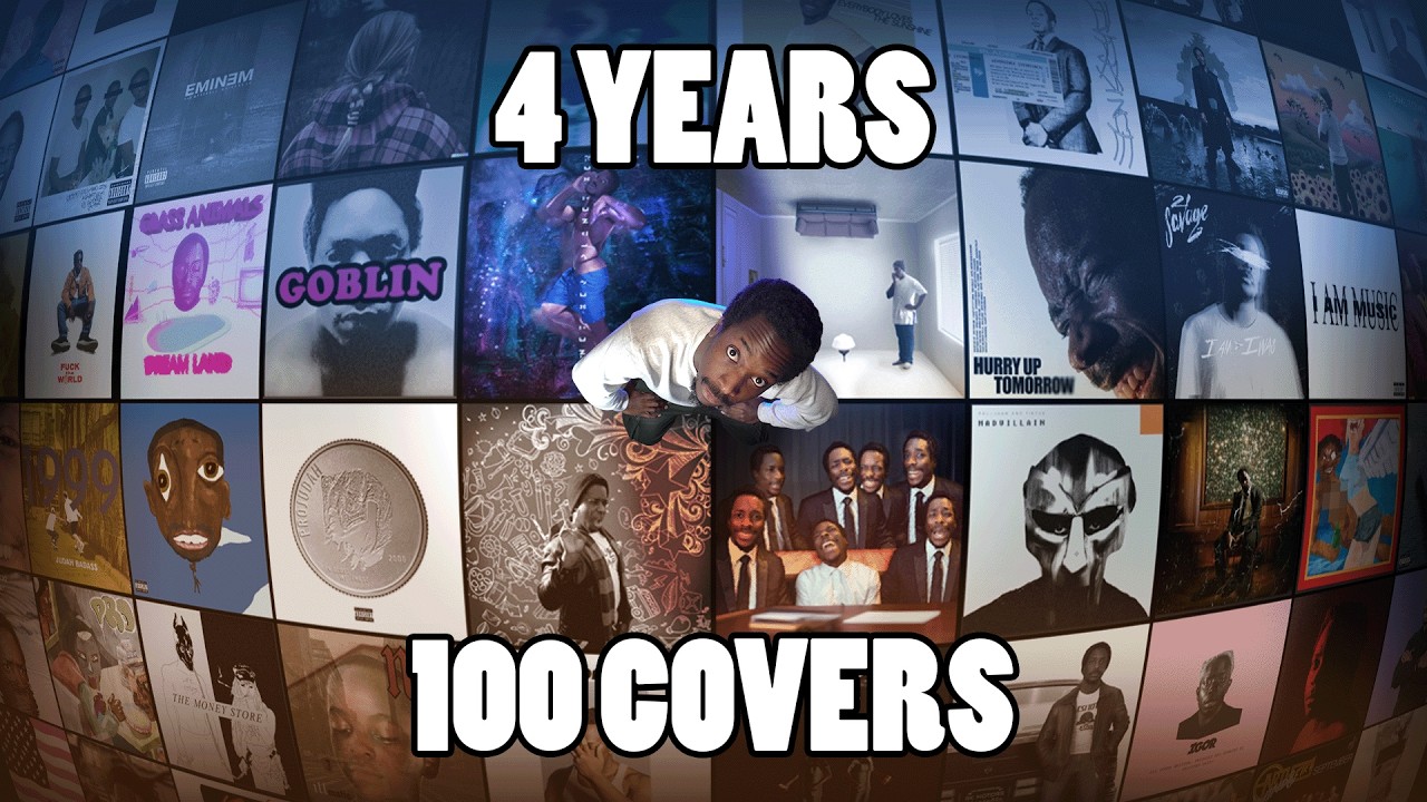 I Made 100 Album Covers