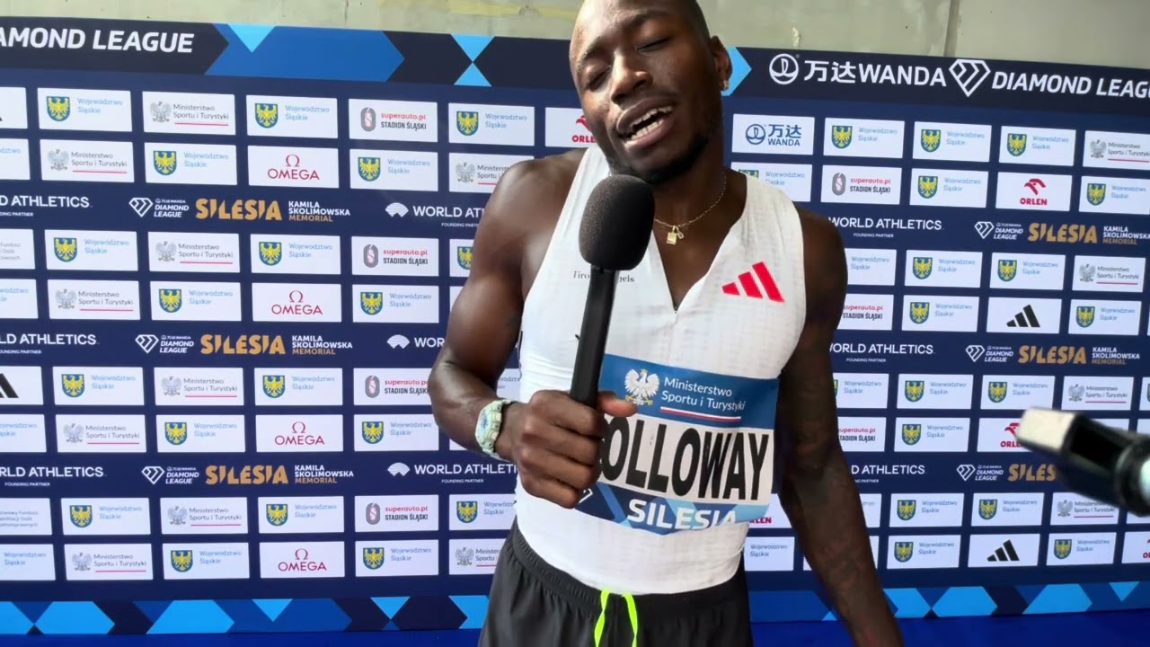 Grant Holloway After Going 13.15 For Second In Silesia, Talks Confidence For World Championships