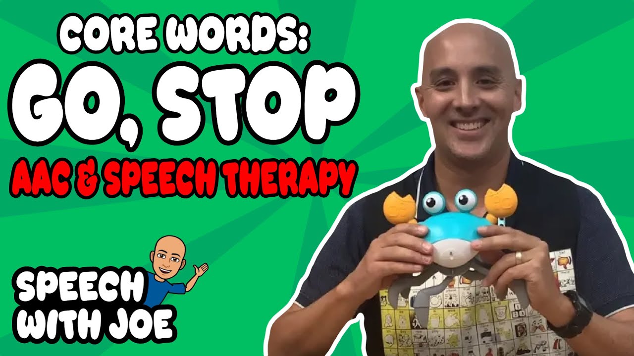 Let's Go! | Learn Core words: Go, Stop, On, Down | AAC, Speech Therapy & Early Language for Kids​