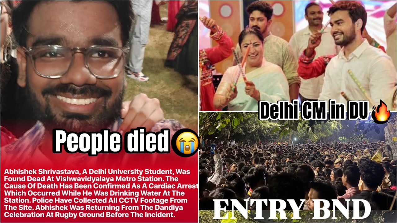 Garba Night Turns into Death Night in DELHI UNIVERSITY 😭| DU VLOG 🔥