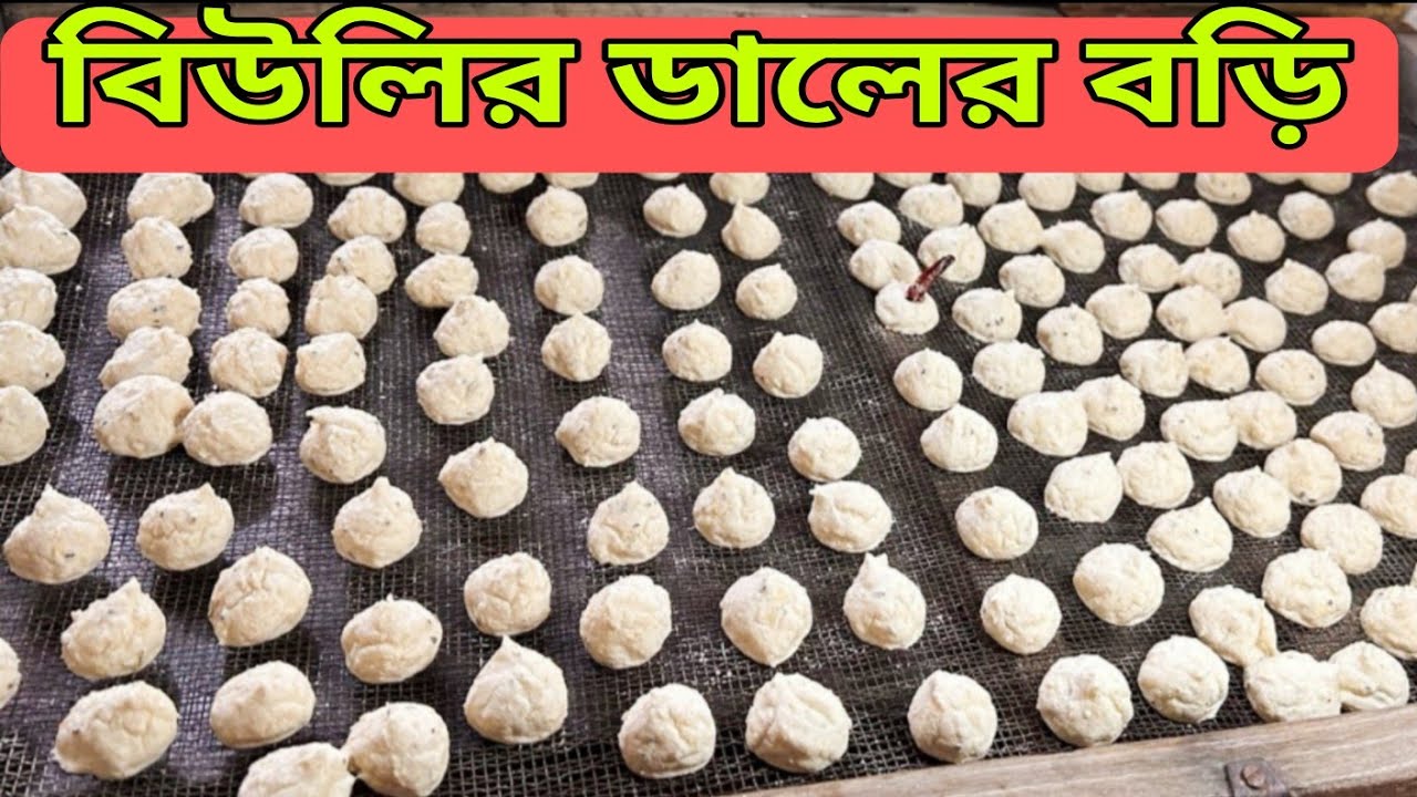 বড়ো বড়ি তৈরি করার সহজ টেকনিক এভাবে বানিয়ে দেখুন বছর জুড়ে থাকবে How To Make Bori