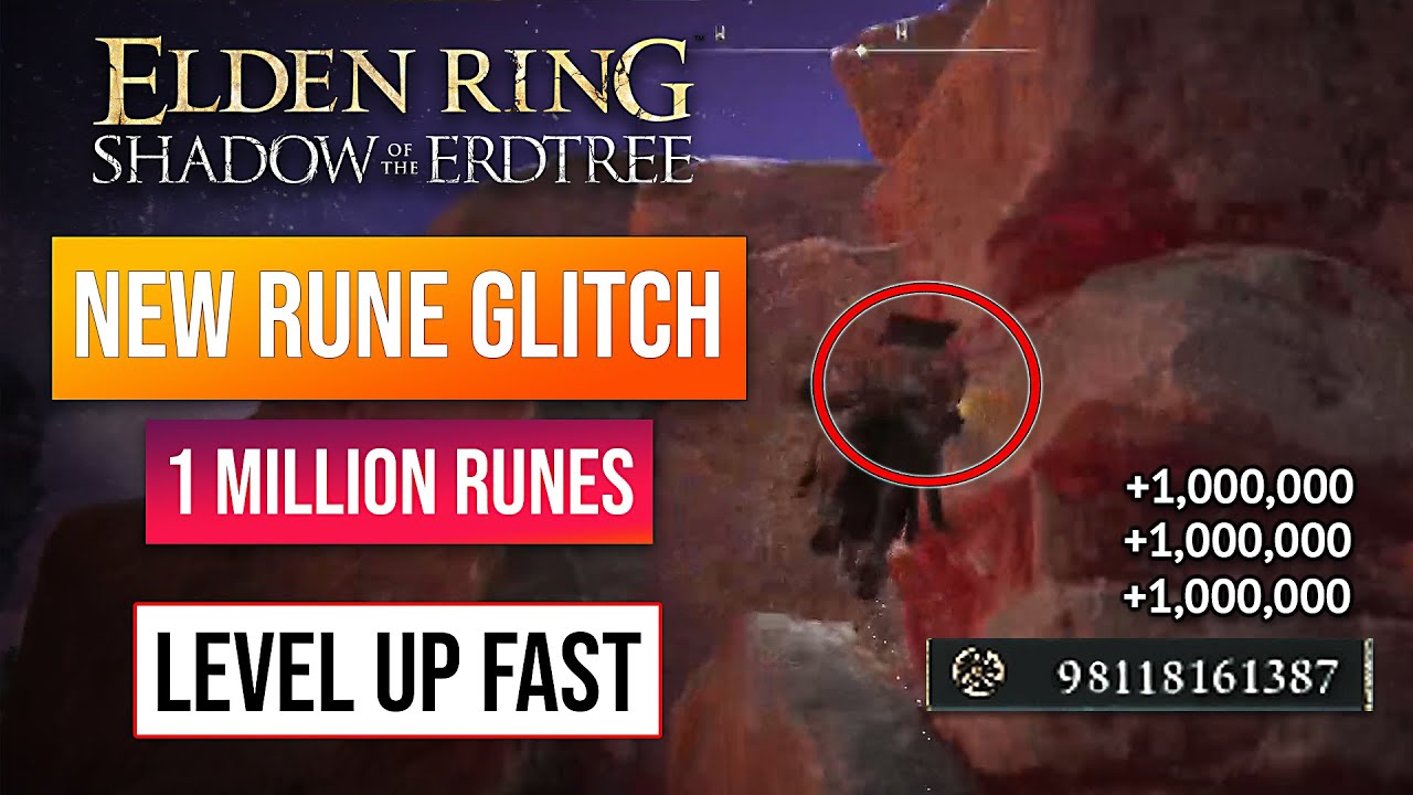 Elden Ring Rune Farm | New Rune Glitch | Easy 1 Million+ Runes!
