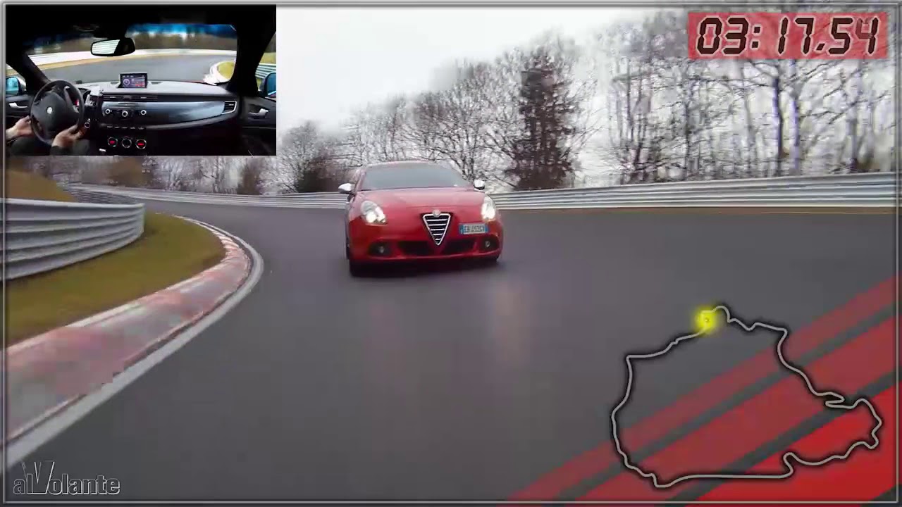 La Giulietta Quadrifoglio Verde al Nürburgring (2011)