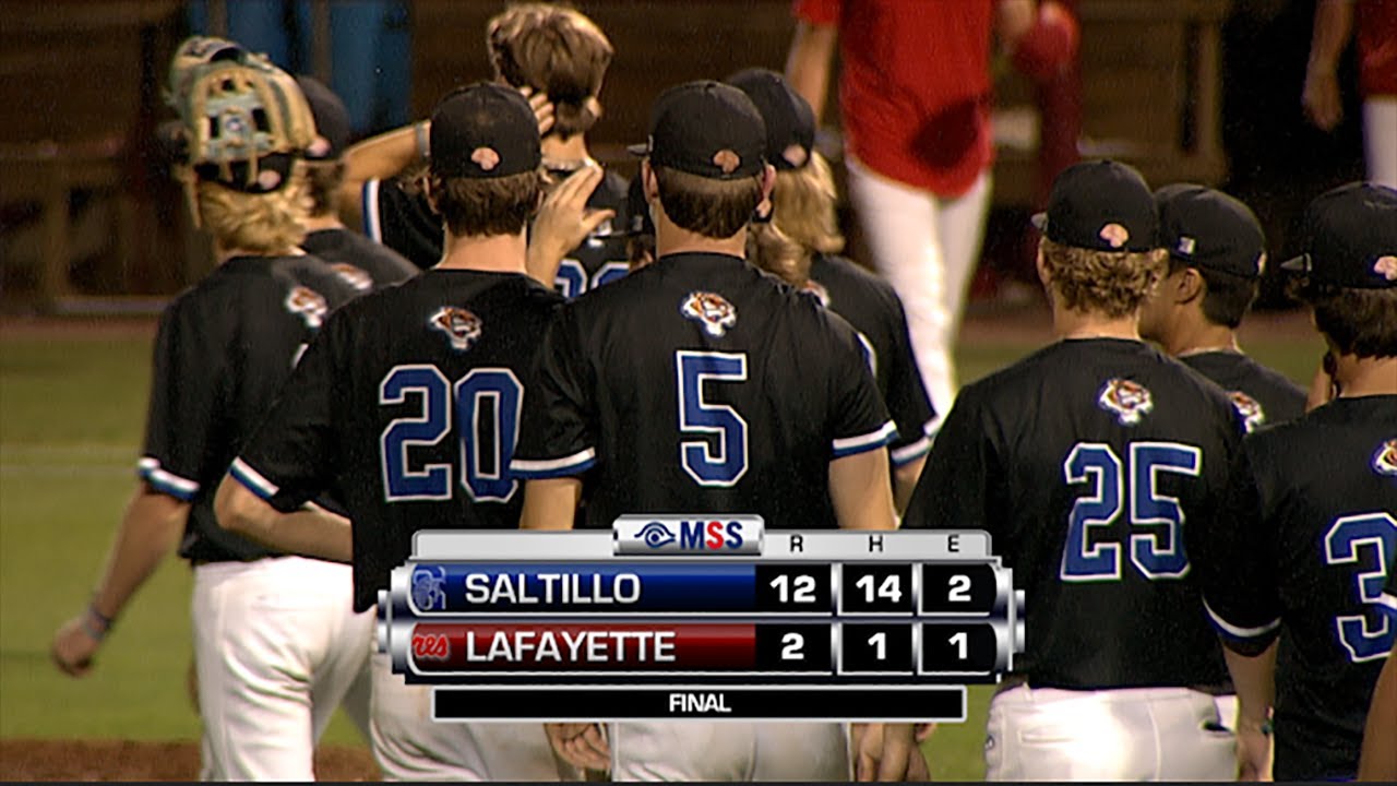 Saltillo at Lafayette 5A Baseball Playoffs Game 1 Round 3