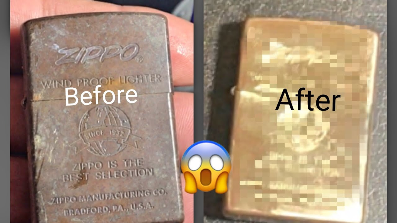 Zippo lighter restoration , old zippo renovation