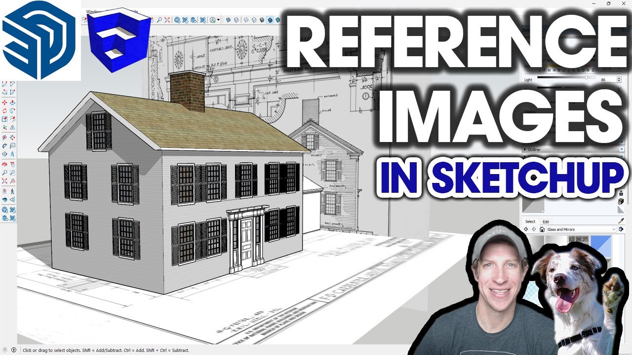 How to Model with REFERENCE IMAGES in SketchUp!