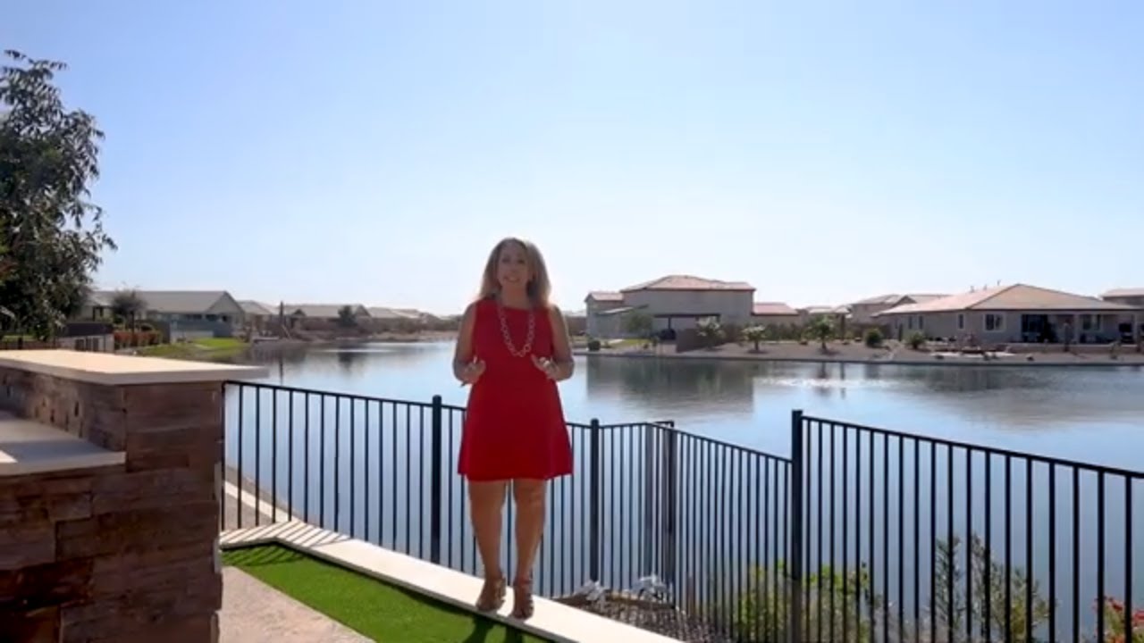 Lakefront Modern Home for Sale in Maricopa AZ | 4-Bed 3-Bath – 40215 W Haley Dr